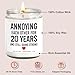 Younift Funny Scented Candle, 20th Anniversary, Gifts for Couple, Wife, Husband, 20 Year Anniversary, Gifts for Him, Her, Men, Women, Friends, Parents - 20th Wedding Anniv. Decorations - 9 oz