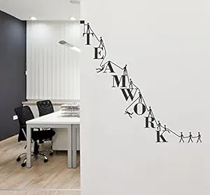 Wallstick Team Work wallsticker (Vinyl 80 cm x 80 cm)