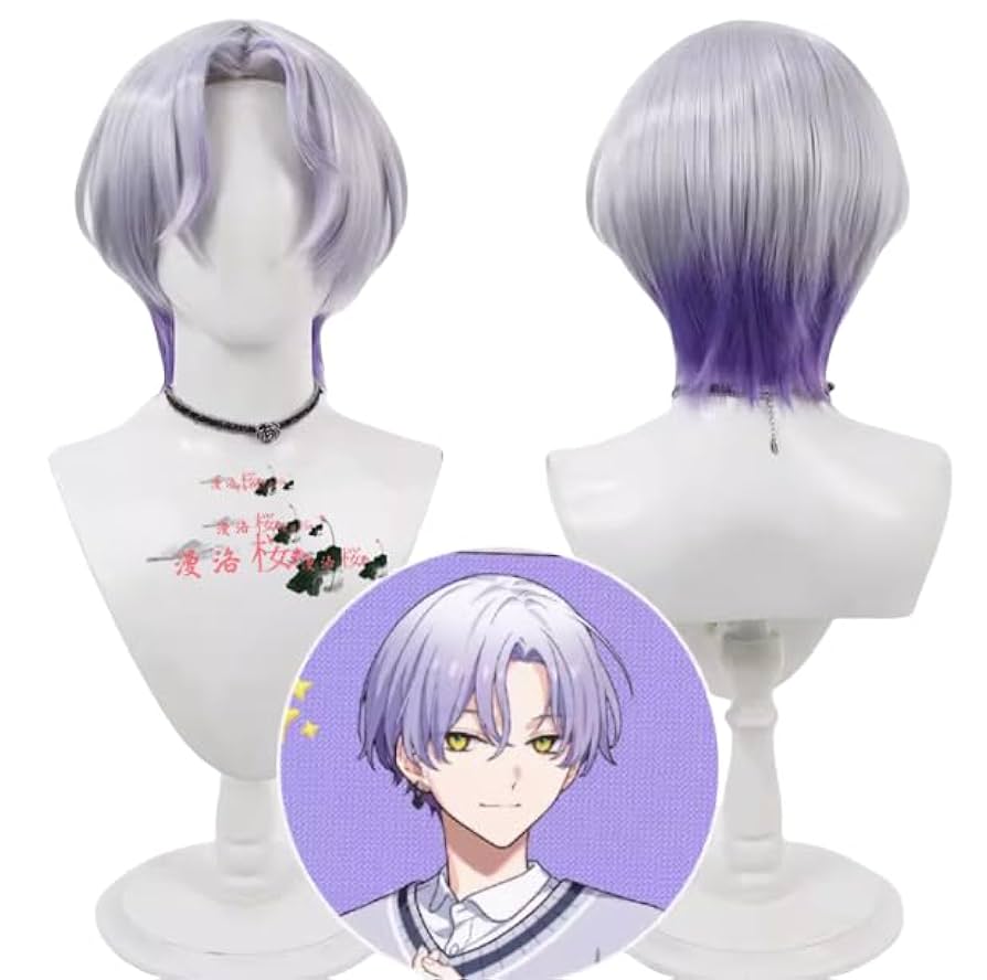 エイトリ 七基 コスプレ ウィッグ Amazon.co.jp: ロングペン 斜木七基 エイトリ コスプレウィッグ