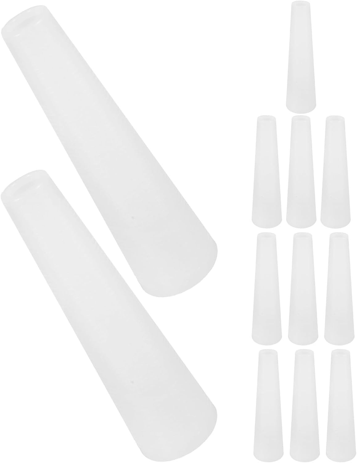 12pcs Plastic Conical Yarn Bobbin PVC for Knitting and Needlework