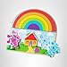 Melissa & Doug Blue's Clues & You! Wooden Rainbow Stacking Puzzle (9 Pieces)