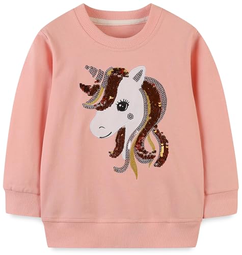 Image of Hongshilian Unisex Kids Cute Cartoon Cotton Sweater Shirt
