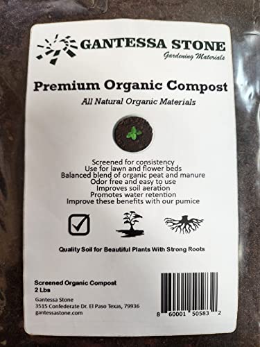 Premium Organic Compost Screened 2 lbs