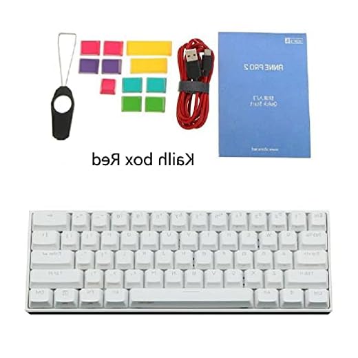 Teclado mecánico 60% compatible con Bluetooth 4.0 Tipo-C RGB 61 teclas Teclado mecánico para juegos Kailh Box Switch Anne Keyboard Teclado mecánico Anne Keyboard pro Anne Keyboard Mechanical 2