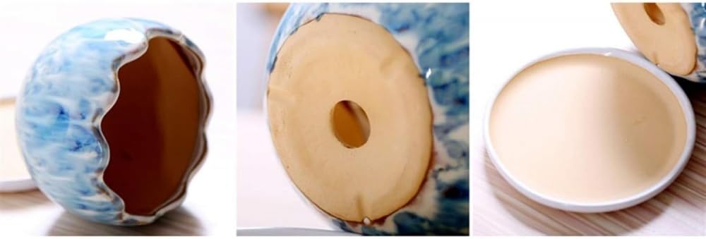 Doniczki Doniczki na sukulenty Biała ceramiczna doniczka na kwiaty Doniczka na rośliny ziołowe Doniczka Soczysta sadzarka na rośliny Doniczka na rośliny doniczkowe i zewnętrzne,M