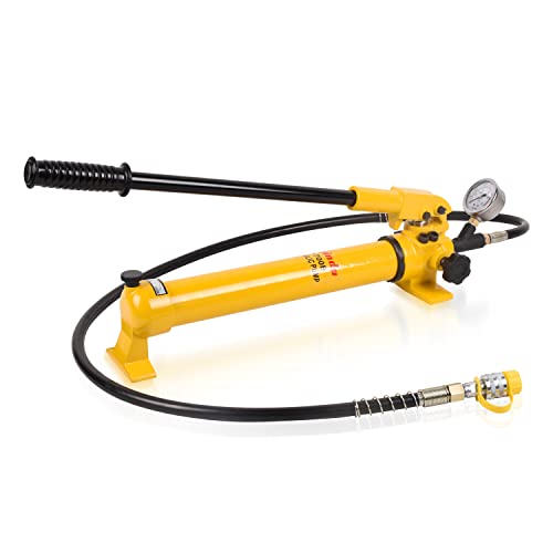 Image of Hydraulic Hand Pump 900cc 10000Psi with Pressure Guage for Hydraulic Lifting Pump, CP-700B