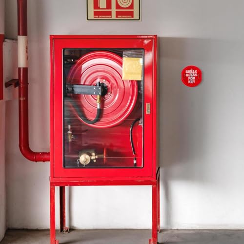 Caja de llave de emergencia metálica y de seguridad para pared 8