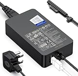 Surface Pro Charger,65W Microsoft Surface Charger for Surface Pro 3/4/5/6/7/7+/8/9/10/11/12, Surface Laptop 1/2/3/4/5/6/7, Surface Book 1/2/3, Surface Go, Surface LaptopGo, Surface Laptop Studio