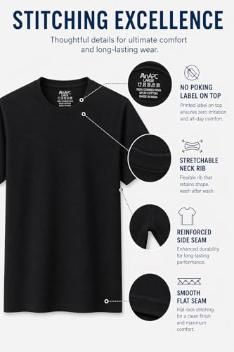 Image of Women's 100% Cotton T Shirt - Crew Neck, Short Sleeve, Regular Fit | Soft Breathable Fabric | Premium Everyday Basic Comfort Fit Tee for Casual