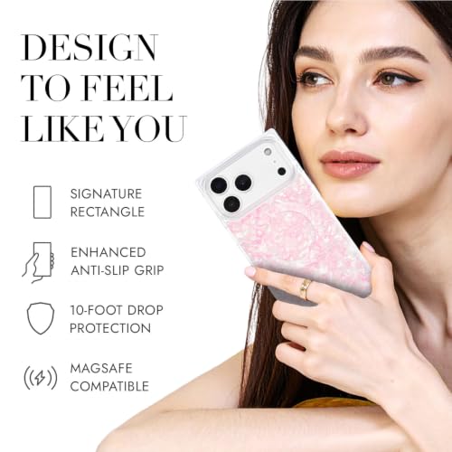 Image of COCOMII Rectangle for iPhone 18 Pro Max /17 Pro Max Case, Hot Pink Opal
