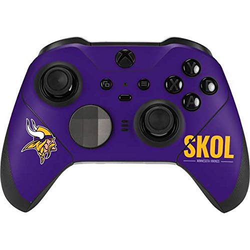 Skinit Decal Gaming Skin Compatible with Xbox Elite Wireless Controller Series 2 - Officially Licensed NFL Minnesota Vikings Team Motto Design