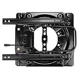 Heavy Duty Seat Swivel Base 360° Rotating, 3mm Steel Plate with Slider for Car RV Van Boat Truck, 130kg Capacity Chair Rotation Base