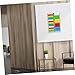 HORIALENCE Wall Mounted Card Holder Rack Slot Attendance Cards Organizer for Warehouse Material Storage Id Ic Card Display Sleeve Efficient Tag Card Storage