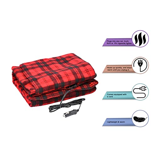 Stalwart 75-BP800 Heated Car Blanket - 12-Volt Electric Blanket thumb #2
