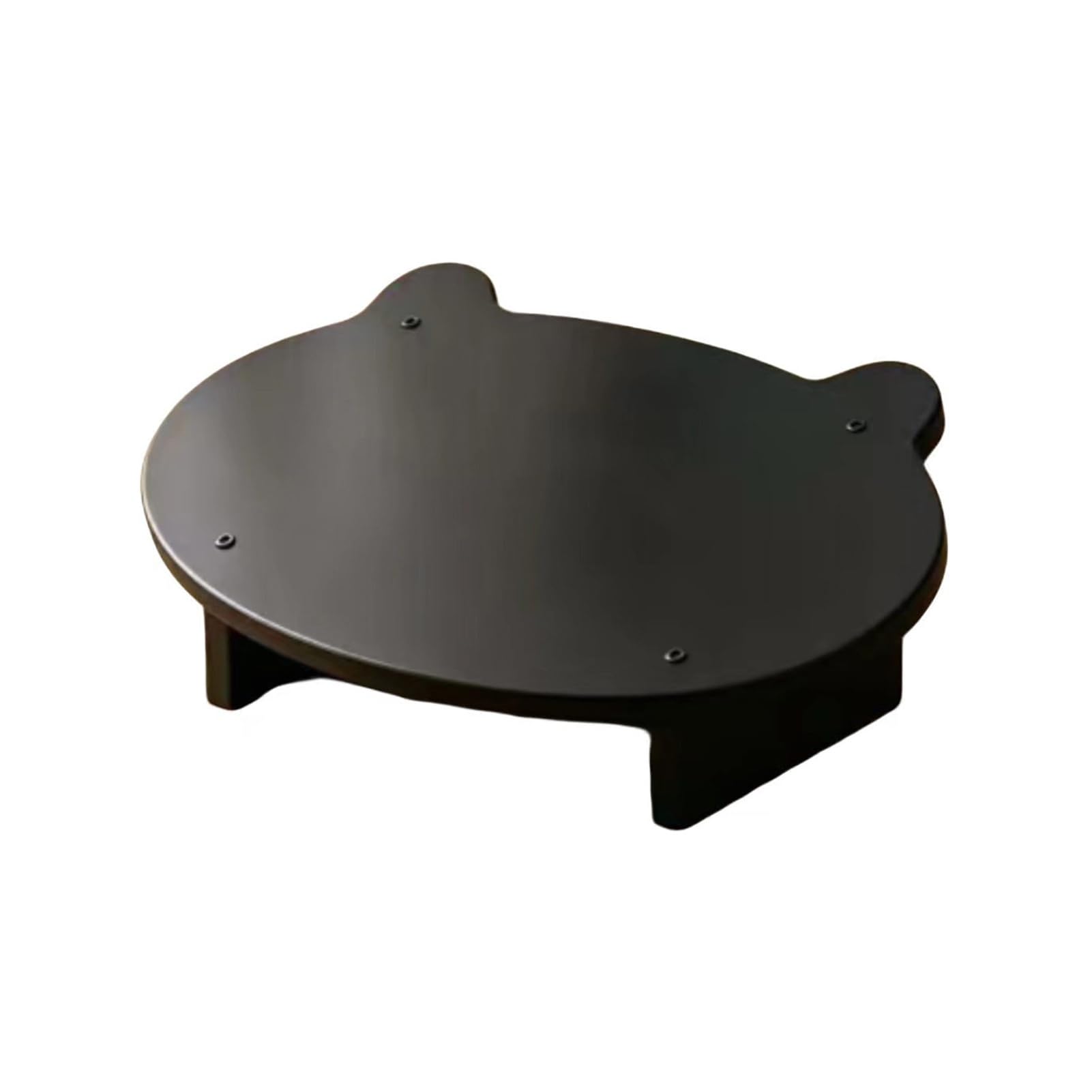 Reposapiés Ergonómico, De Madera Debajo Del Escritorio,Con Un Ángulo Inclinación 20°,Marco Capacidad Carga 150 Kg,para Mejorar La Postura Aliviar Fatiga Las Piernas(Black,50x30x13cm)