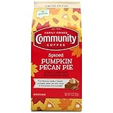 Community Coffee Spiced Pumpkin Pecan Pie Flavored Ground Coffee, Limited Edition, Medium Roast, 11 oz Bag (Pack of 1)