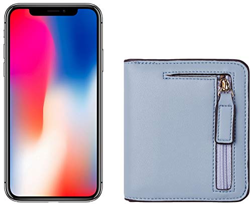 Toughergun Womens Rfid Blocking Small Compact Bifold Luxury Genuine Leather Pocket Wallet Ladies Mini Purse With Id Window (02 Renapa Blue Classic) #TOP5