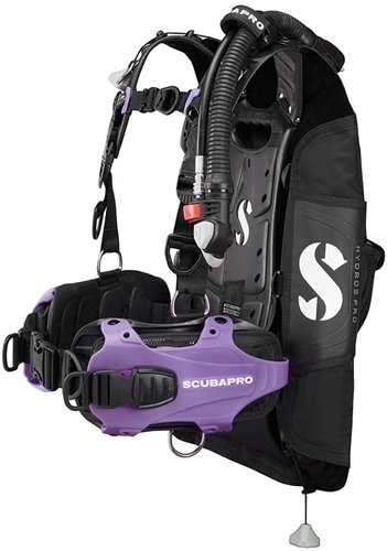 SCUBAPRO Hydros Pro Women's BCD w/BPI, Purple, XS-S