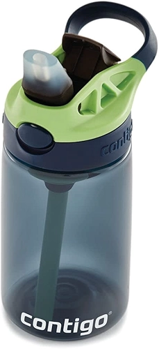 Garrafinha Infantil Tritan Verde e Azul Marinho 414ml Contigo