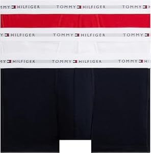 Lot de 3 Boxers Tommy Hilfiger Homme Ceinture Logo XL Multicolore