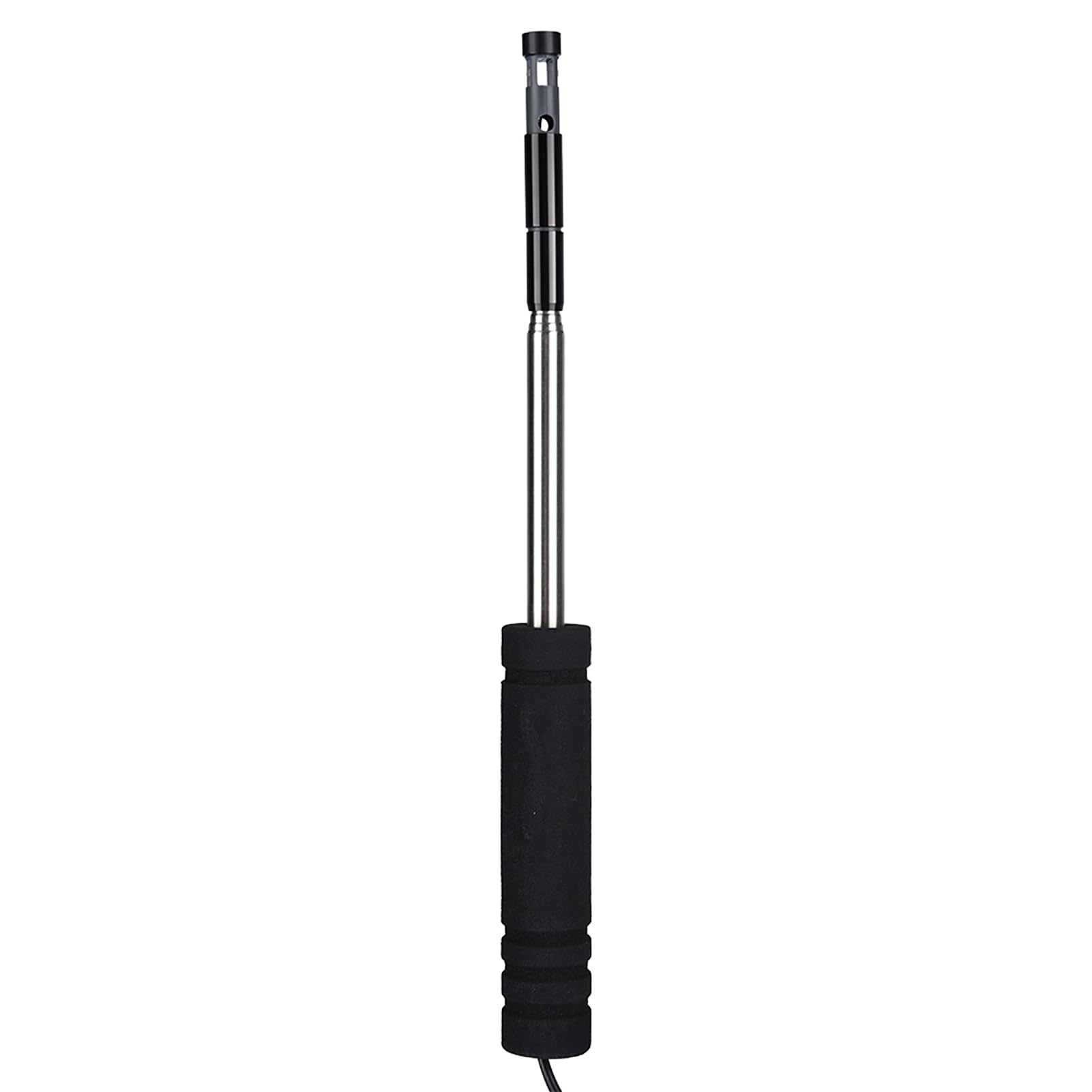 Digitaler Anemometer LCD Tragbarer Digitaler Heißdraht-Windgeschwindigkeit Temperaturanzeige GM8903 mit Handbuch und Sensor für Windsurfen Drachenfliegen Segeln Surfen Angeln