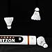 Portzon 12-Pack Goose Feather Badminton Shuttlecocks with Great Stability and Durability, High Speed Badminton Birdies Balls