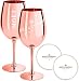 Produktbild 2 x Moet & Chandon Champagnerglas Rose-Gold (Limited Edition) Ibiza Imperial Pure Glas Champagner-Glas Rosegold Gläser + Untersetzer