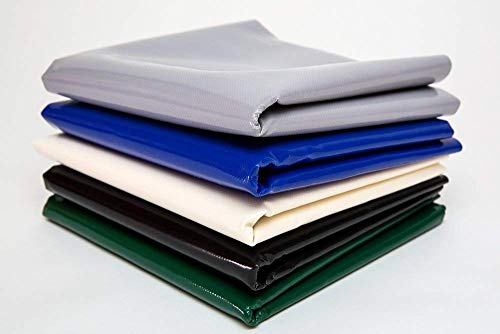 ANKO PLANEN Bâche PVC pour Camion 450 g/m² - Largeur 3 m - matériau au mètre sans œillets - bâche de Protection imperméable et Robuste avec Trame (Gris...