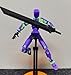 Pozale T13 Action Figure Set (Assembly Completed) - Titan 13 Robot, 3D Printed Lucky 13, for Collectors Desktop Decorations - Dummy 13 Set in Purple Green