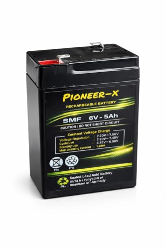 Image of Px 6 Volt 5 Ampere Rechargeable Battery 6V 5Ah |Toy car|Weighing Machine|Small Solar Applications|Emergency Light