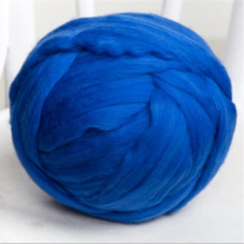 Hilo de lana suave de 1000 g for tejer a mano, mantas de punto, hilos gruesos, hilo for coser, tejer a mano(Brown)