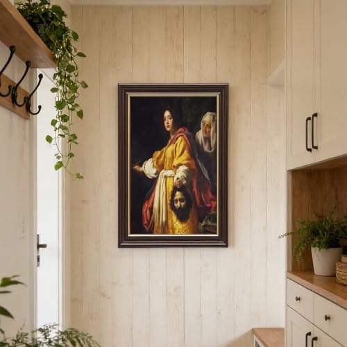 Toile Judith avec la tête d'Holopherne pour décor de bureau - 6