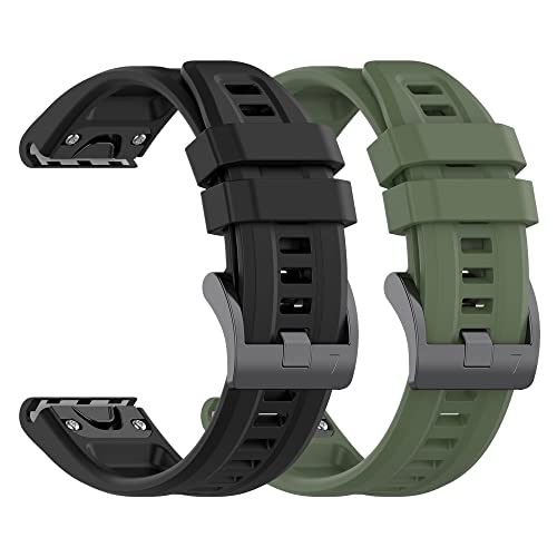 Correa de silicona para reloj Coros Vertix 2 FitTurn miniatura 1