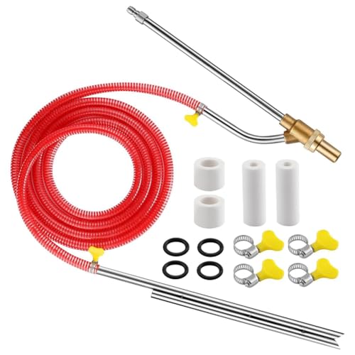 Bamberg Kit de Sablage, Kit de Sablage pour Laveuse à Pression, Kit de Sablage à L'Eau, Sableuse pour Laveuse Électrique, Déconnexion de 1/4 Pouces