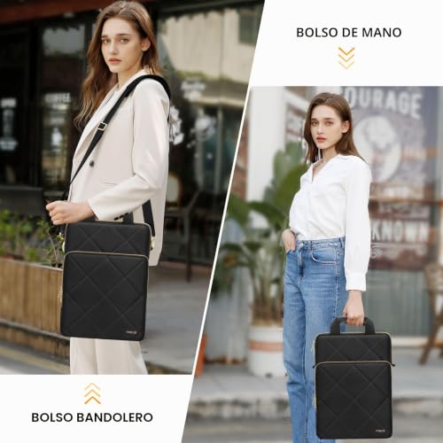 Bolsa portátil vertical acolchada contra golpes y arañazos cotidianos 2