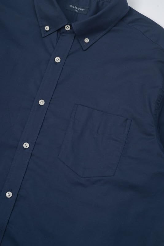 Big and Tall Oxford Dress Shirt for Men Button Down Shirts Long Sleeve Casual Shirt from XXL(T) to 6XL(T) - Image 4