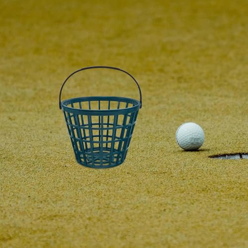 Organizador de golf multifuncional cesta para 50 bolas con asa de transporte 7
