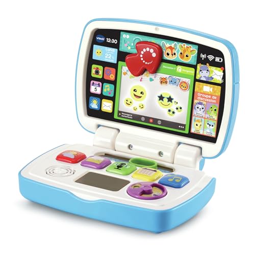 VTech – Baby Ordi des Découvertes, Ordinateur Bébé, Jouet Éveil – 12/36 Mois – Version FR