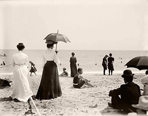 Lone Star Art 1905 Vintage Palm Beach Florida Photo - 11x14 Unframed Print - Great Beach House Decor and Gift