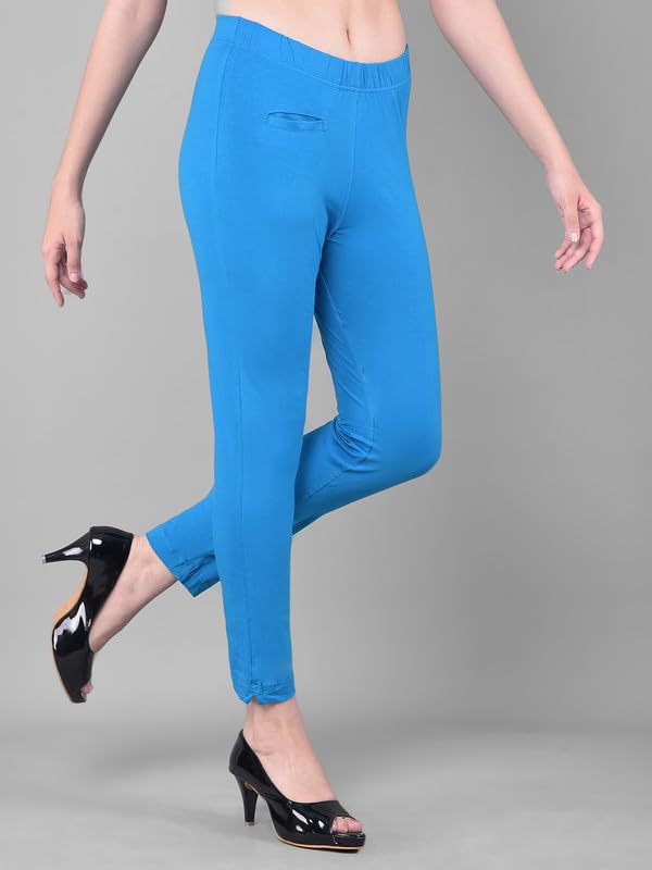 Image of Comfort Lady Women Cotton Blend Regular Fit for Casual,Formal and Daily Use Kurti Pants with Front Pocket