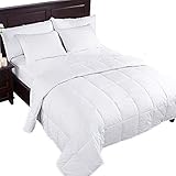 puredown Lightweight Duvet Insert 100% Cotton Cover 550 Filling Power Down Down Comforter Full/Queen...