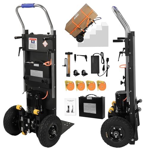 Carretilla eléctrica para escaleras 1500W con llantas antideslizantes 10"