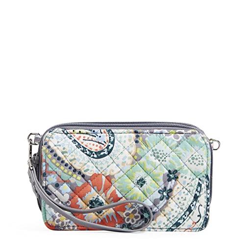 Image of Vera Bradley Women's Cotton All in One Crossbody Purse With RFID Protection