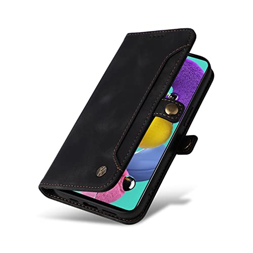 Carteira Flip Capa para Samsung Galaxy A51 Capinha Couro PU de alta qualidade com slots de cartão Te