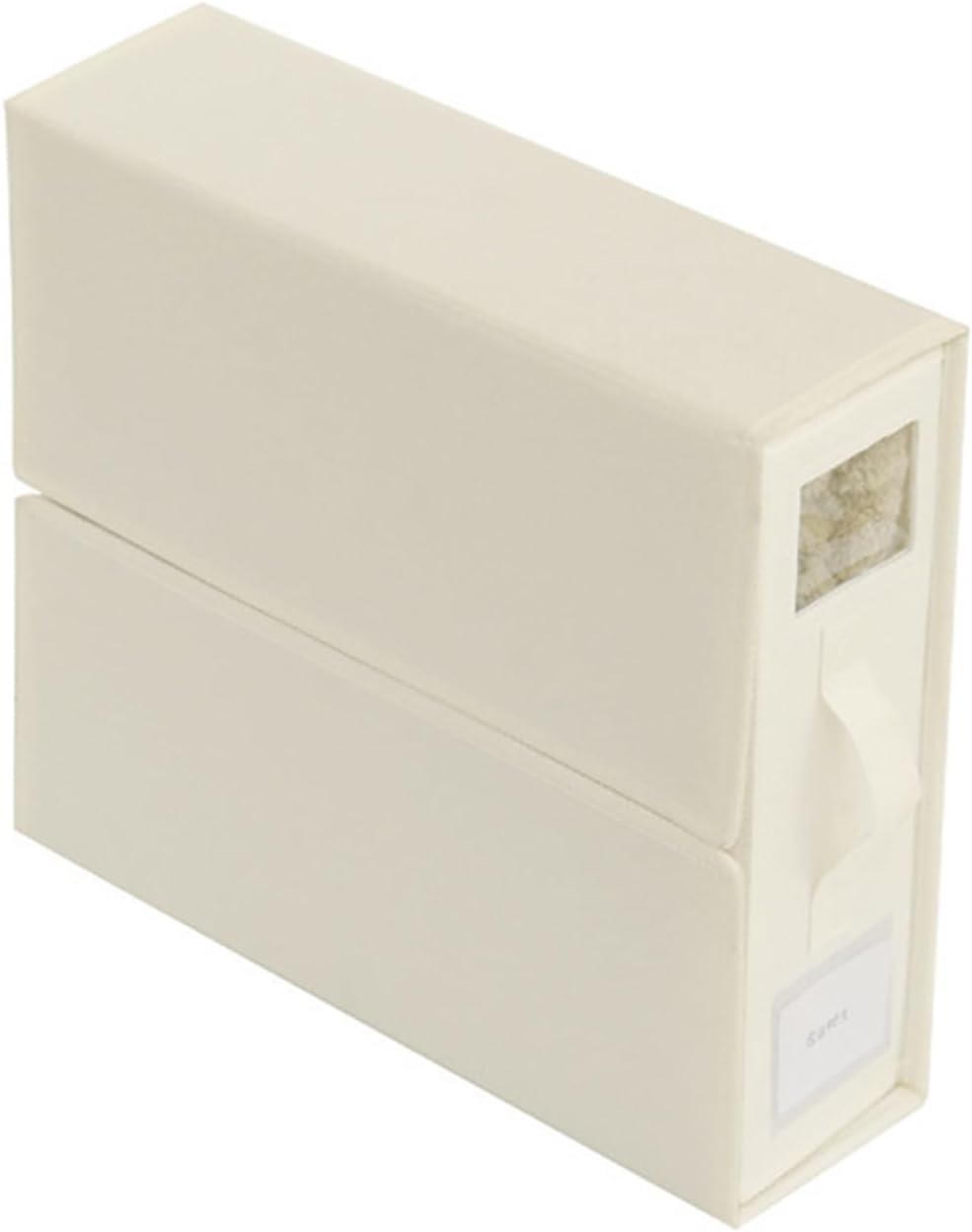 Foldable Bed Sheet Organizer Sheet Organizers and Storage with Reinforced Handles Clear Windows Zipper Linen Closet Organizer for Bedding Clothes Blankets Pillow Case, 38x32.5x12cm, Beige