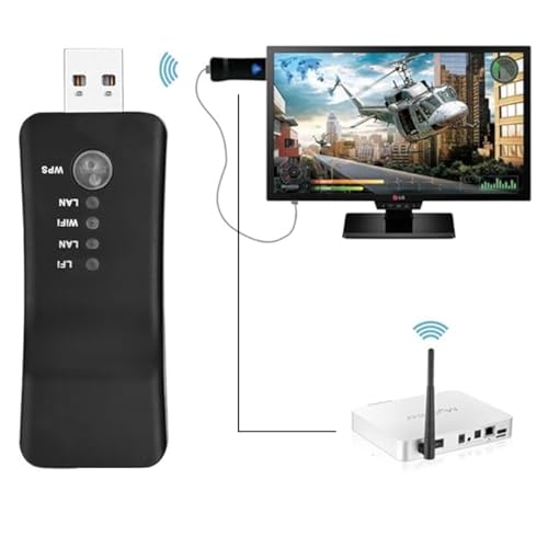 Nicear Compatibilité Universelle Adaptateur Réseau USB sans Fil WiFi pour Smart TV Booster De Signal AP Multifonctionnel Alimenté par USB Extendeur De Point D Accès WiFi Haute Puissance – vue 6