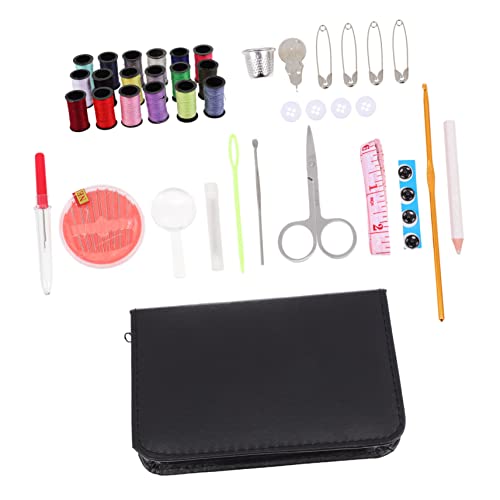 TOKIDNY 1 Juego kit de costura handmade embroidery thread Kit de agujas sewing kit hogar aro de bordado cesta portátil kit de hilo de aguja de coser varias herramientas de costura algodón