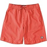 Billabong Boy's All Day Layback Boardshorts (Big Kids) Coral XS (8 Big Kid)