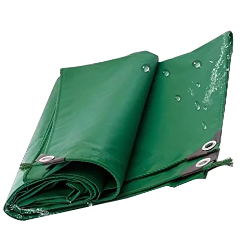 Bâche de protection verte imperméable ultra résistante avec coins renforcés pour extérieur - 2