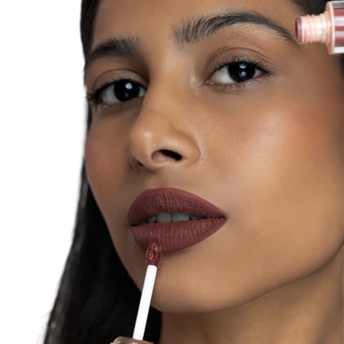 Image of It's Giving Everyday Lip Formula, Velvet Finish Lip Color, Lightweight Smooth Texture, Mauve Nude Shade | 5ml